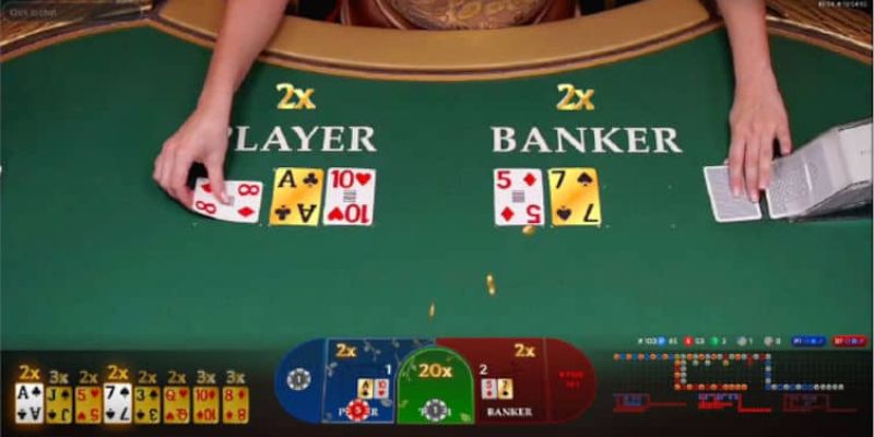 Một số cửa cược trong luật chơi baccarat